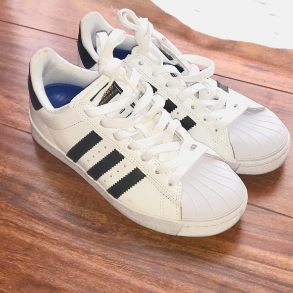 Adidas Shoes | Adidas Superstar ADV Skate Shoes | Color: Black/White | Size: 4 | Bunheadwen_'s Closet